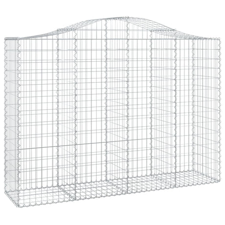 Arched Gabion Basket 200x50x140/160 cm Galvanised Iron