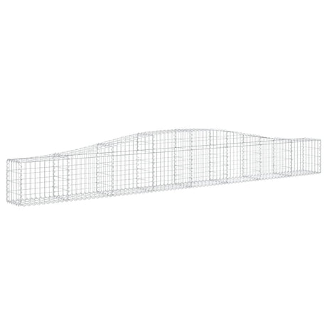 Arched Gabion Basket 400x30x40/60 cm Galvanised Iron