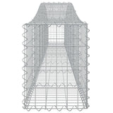Arched Gabion Basket 400x30x40/60 cm Galvanised Iron
