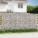 Arched Gabion Basket 400x30x200/220 cm Galvanised Iron