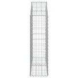 Arched Gabion Basket 100x30x100/120 cm Galvanised Iron