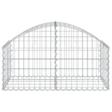 Arched Gabion Basket 100x50x40/60 cm Galvanised Iron