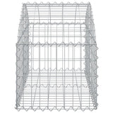 Arched Gabion Basket 100x50x40/60 cm Galvanised Iron