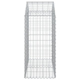Arched Gabion Basket 100x50x100/120 cm Galvanised Iron