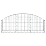 Arched Gabion Basket 150x30x40/60 cm Galvanised Iron