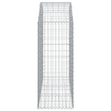 Arched Gabion Basket 150x50x120/140 cm Galvanised Iron