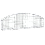Arched Gabion Basket 200x30x40/60 cm Galvanised Iron