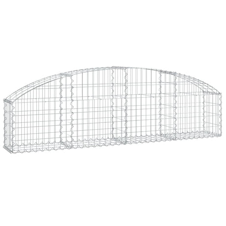 Arched Gabion Basket 200x30x40/60 cm Galvanised Iron