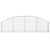 Arched Gabion Basket 200x30x40/60 cm Galvanised Iron