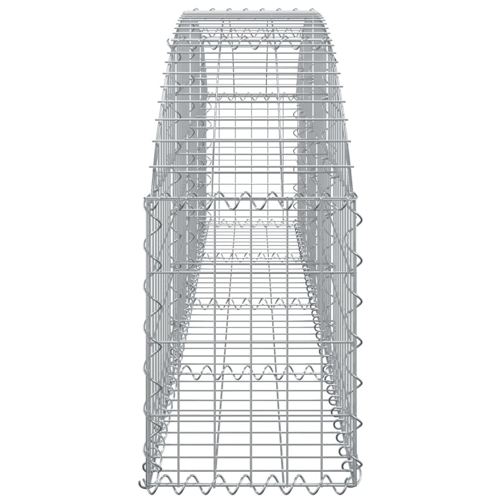 Arched Gabion Basket 200x30x40/60 cm Galvanised Iron