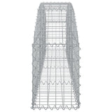 Arched Gabion Basket 200x30x40/60 cm Galvanised Iron
