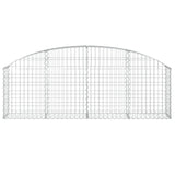 Arched Gabion Basket 200x30x60/80 cm Galvanised Iron