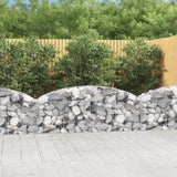 Arched Gabion Basket 200x30x60/80 cm Galvanised Iron