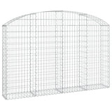 Arched Gabion Basket 200x30x120/140 cm Galvanised Iron