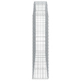 Arched Gabion Basket 200x30x120/140 cm Galvanised Iron