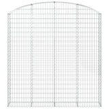 Arched Gabion Basket 200x30x200/220 cm Galvanised Iron