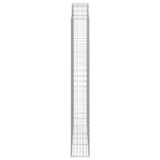 Arched Gabion Basket 200x30x220/240 cm Galvanised Iron