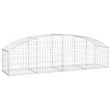 Arched Gabion Basket 200x50x40/60 cm Galvanised Iron