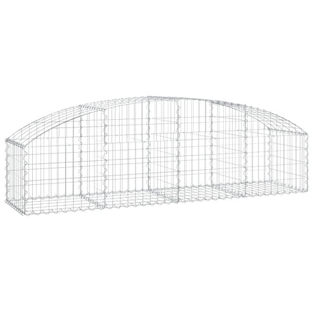 Arched Gabion Basket 200x50x40/60 cm Galvanised Iron