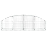 Arched Gabion Basket 200x50x40/60 cm Galvanised Iron