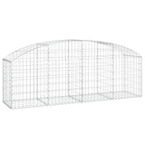 Arched Gabion Basket 200x50x60/80 cm Galvanised Iron