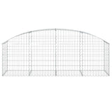 Arched Gabion Basket 200x50x60/80 cm Galvanised Iron