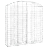 Arched Gabion Basket 200x50x200/220 cm Galvanised Iron