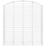 Arched Gabion Basket 200x50x200/220 cm Galvanised Iron