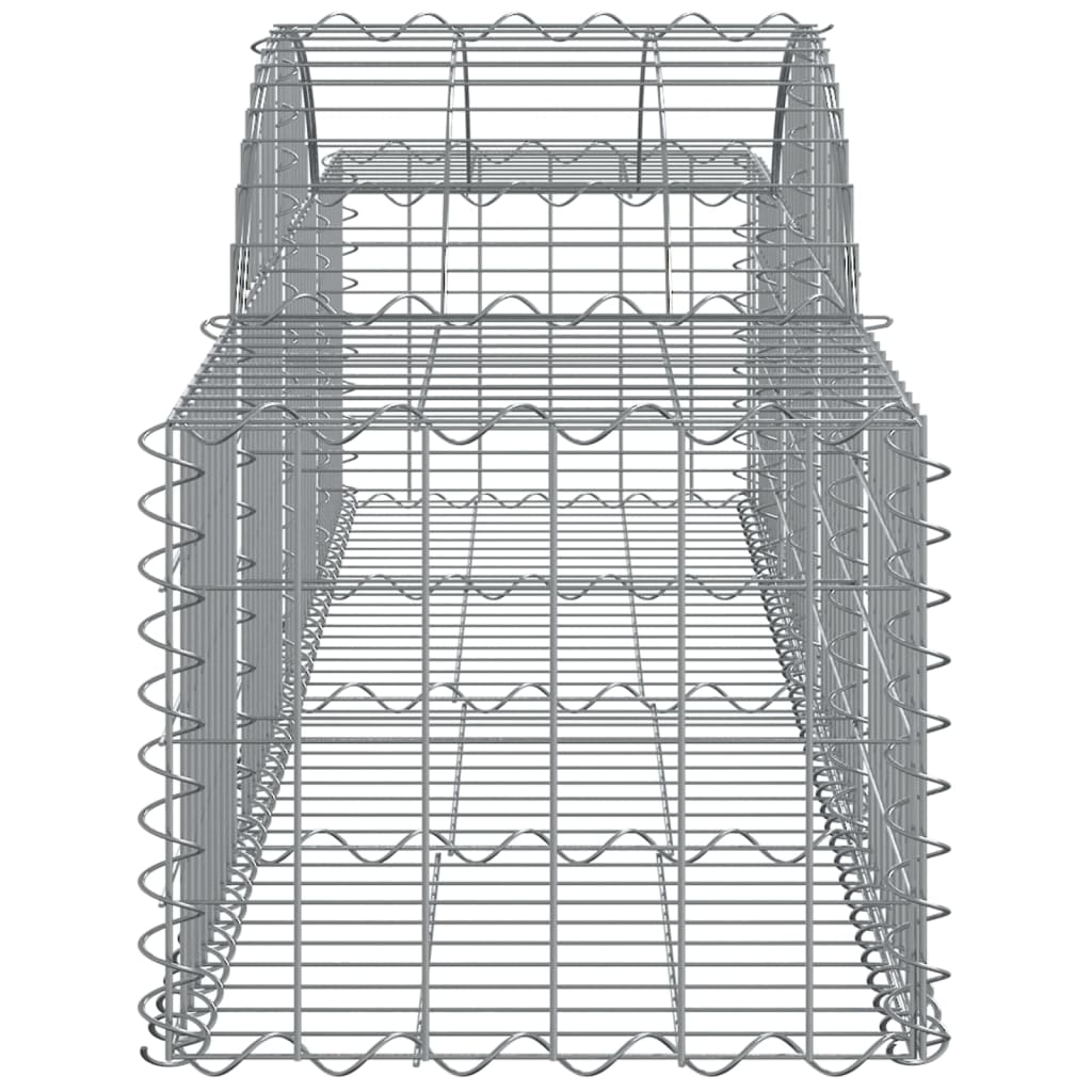 Arched Gabion Basket 200x50x40/60 cm Galvanised Iron