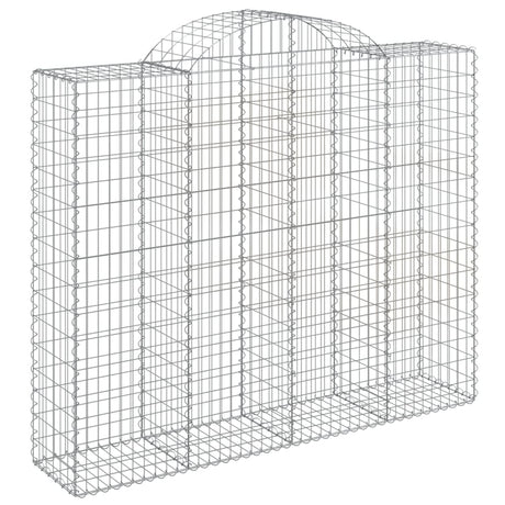 Arched Gabion Basket 200x50x160/180 cm Galvanised Iron