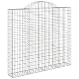 Arched Gabion Basket 200x50x180/200 cm Galvanised Iron