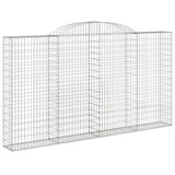 Arched Gabion Basket 300x30x160/180 cm Galvanised Iron
