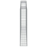 Arched Gabion Basket 300x30x160/180 cm Galvanised Iron