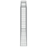 Arched Gabion Basket 300x30x180/200 cm Galvanised Iron