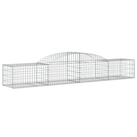 Arched Gabion Basket 300x50x40/60 cm Galvanised Iron