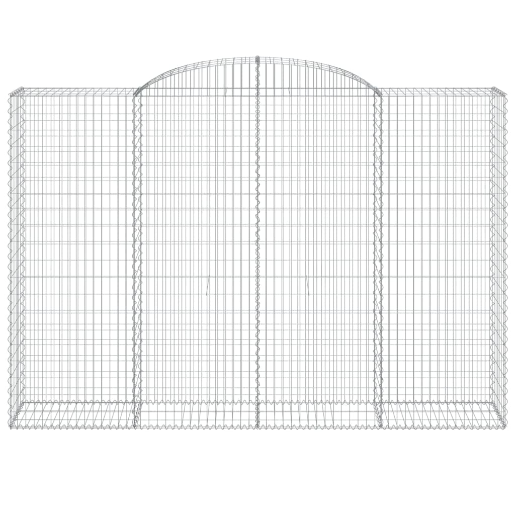 Arched Gabion Basket 300x50x200/220 cm Galvanised Iron