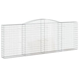 Arched Gabion Basket 400x30x140/160 cm Galvanised Iron