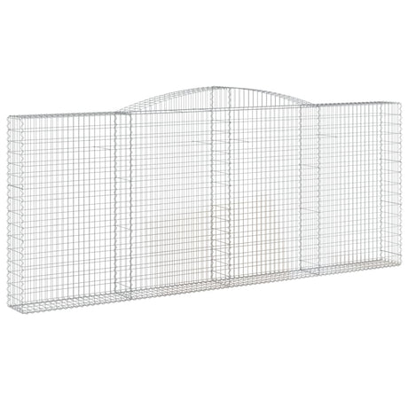 Arched Gabion Basket 400x30x160/180 cm Galvanised Iron