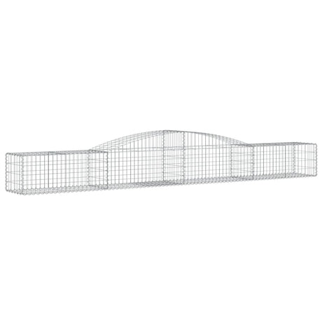 Arched Gabion Basket 400x50x40/60 cm Galvanised Iron