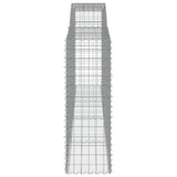 Arched Gabion Basket 400x50x140/160 cm Galvanised Iron