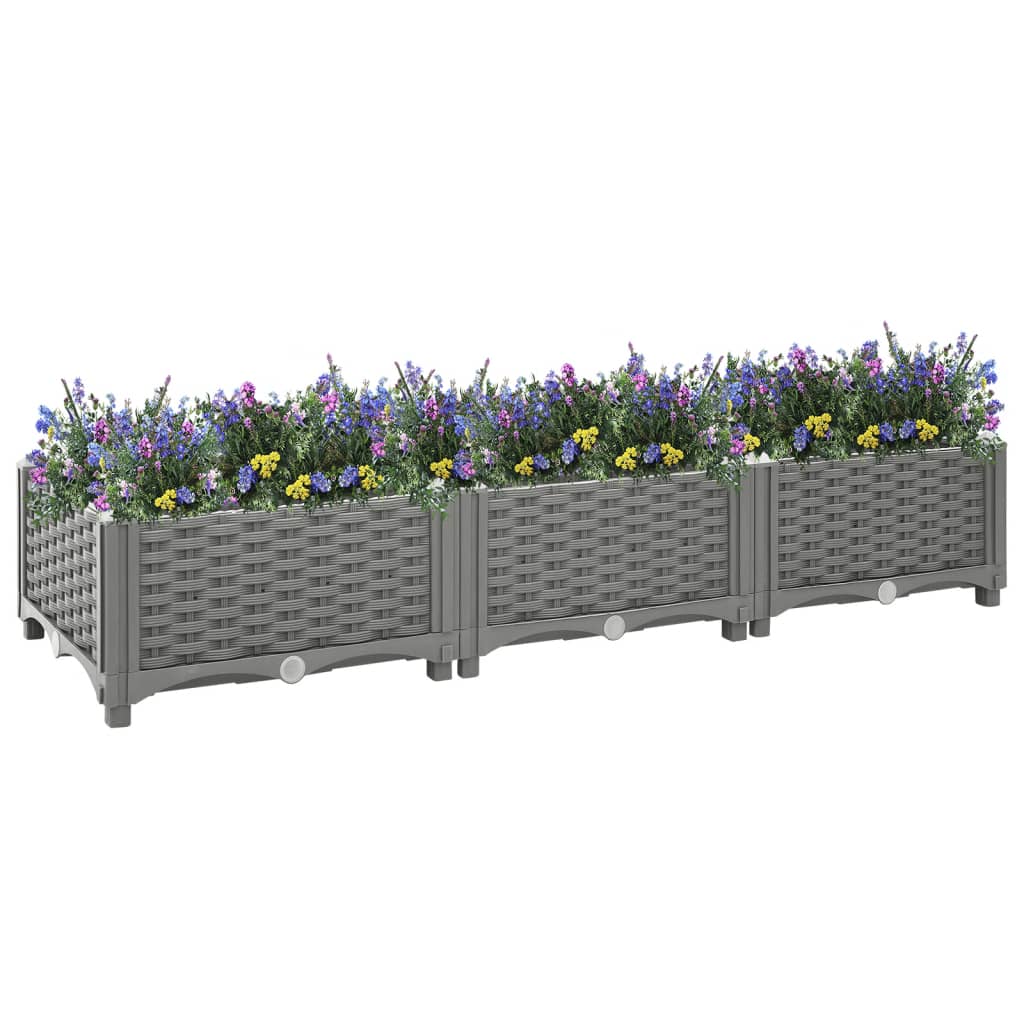 Raised Bed 120x40x23 cm Polypropylene