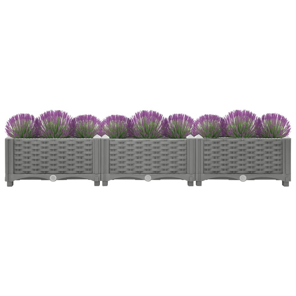 Raised Bed 120x40x23 cm Polypropylene