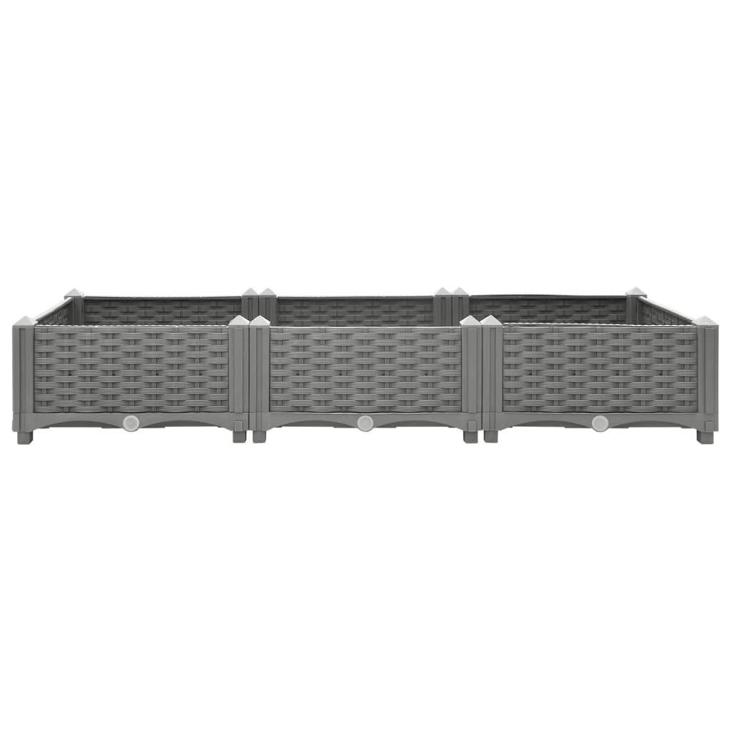 Raised Bed 120x40x23 cm Polypropylene