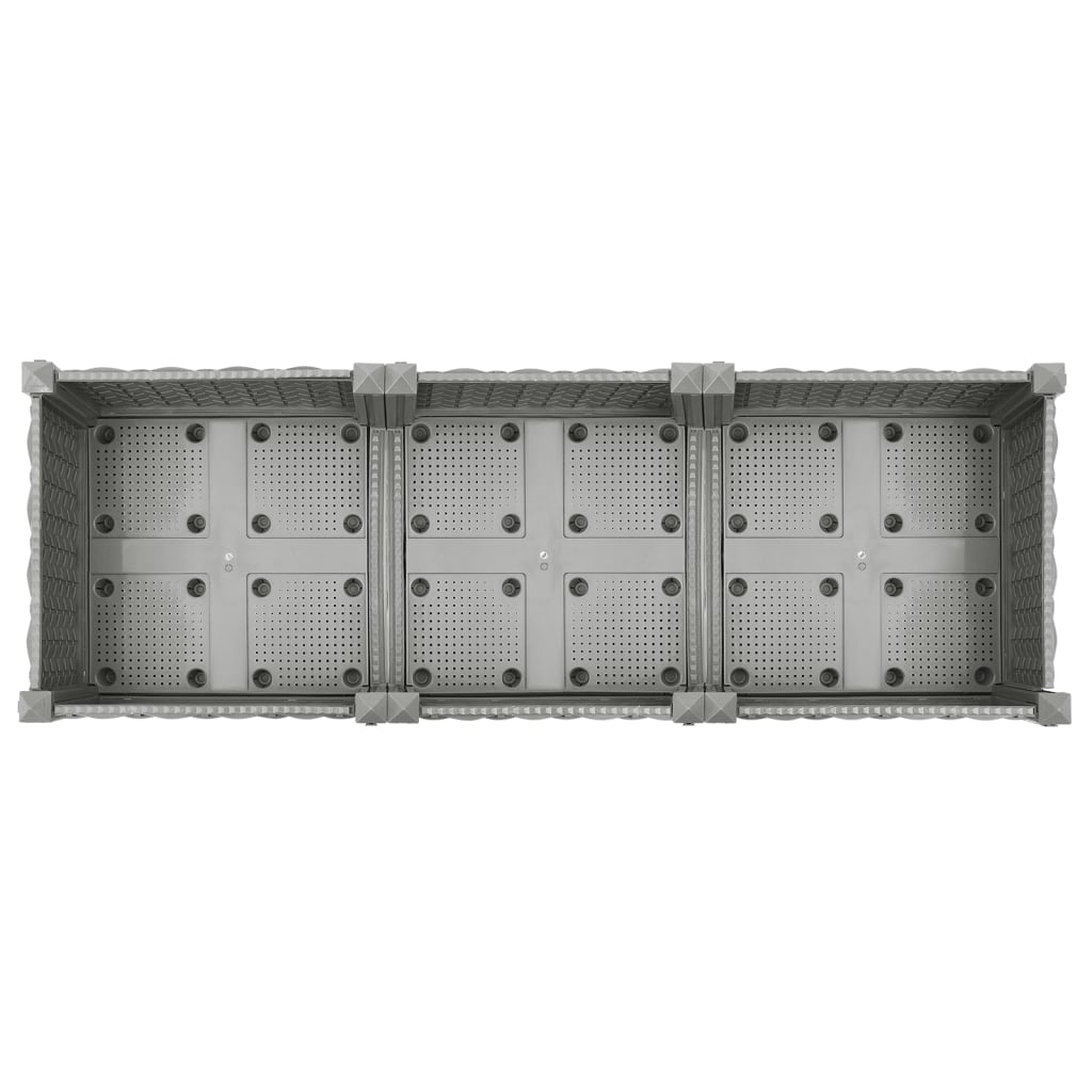 Raised Bed 120x40x23 cm Polypropylene