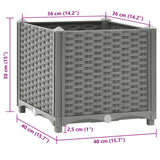 Raised Bed 40x40x38 cm Polypropylene
