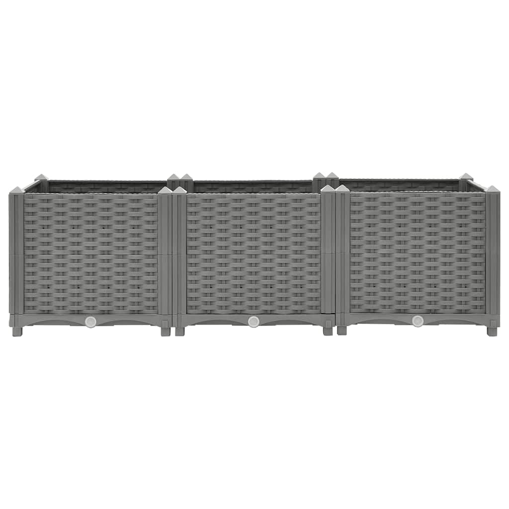 Raised Bed 120x40x38 cm Polypropylene