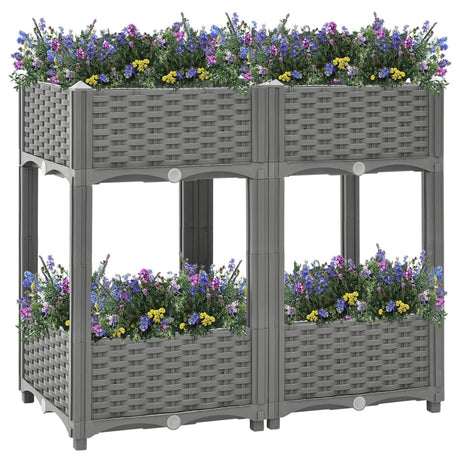 Raised Bed 80x40x71 cm Polypropylene