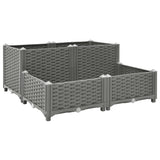 Raised Bed 80x80x38 cm Polypropylene
