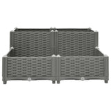 Raised Bed 80x80x38 cm Polypropylene