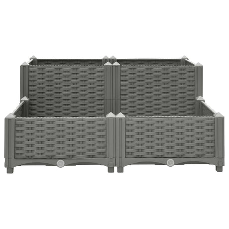 Raised Bed 80x80x38 cm Polypropylene